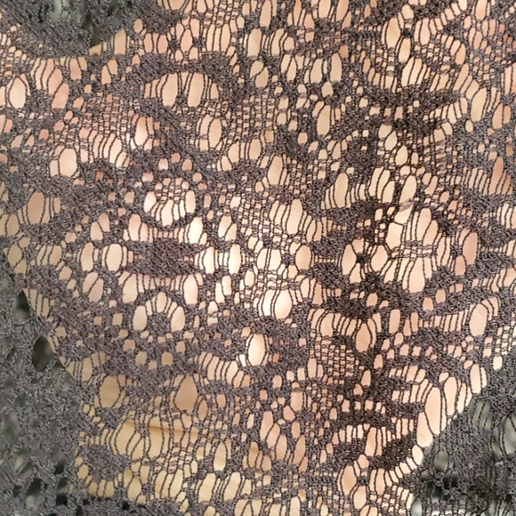 French Connection black lace shirt - Picture 2 of 8